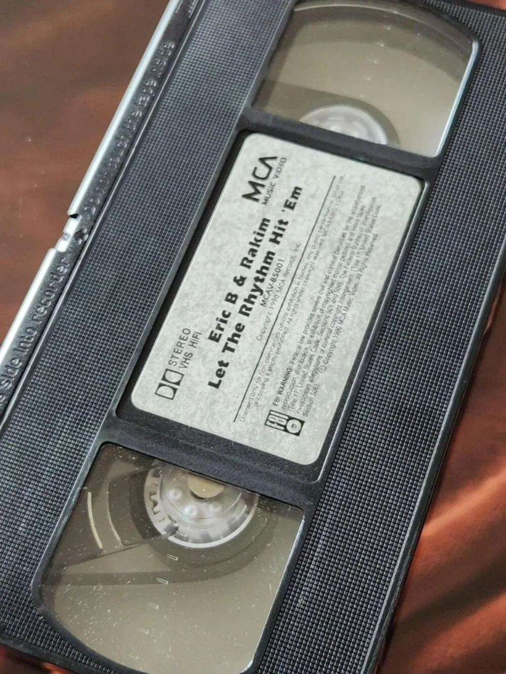 Eric B. & Rakim - Let The Rhythm Hit 'Em - VHS